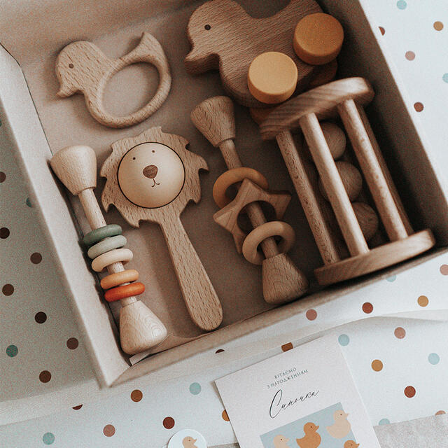 Подарунковий набір на виписку великий / З Левеням